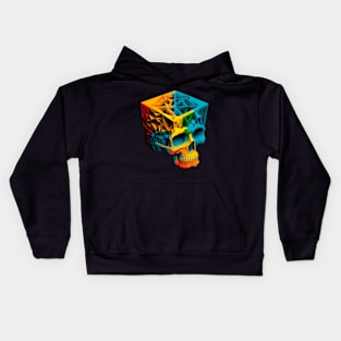 Cube Skull Kids Hoodie